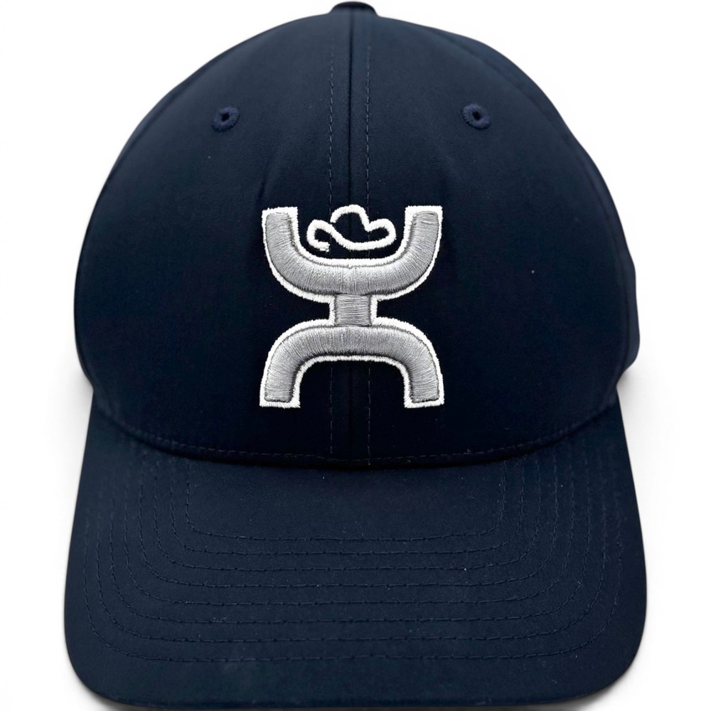 Hooey Mens Flexfit Hat L-XL Navy Blue Chris Kyle Camo Logo Western Trucker Cap